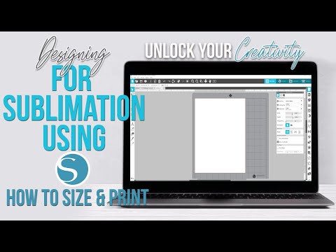 Using Silhouette Studio for Sublimation how-to Size Save and Print