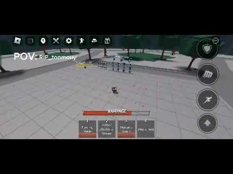 1v1 with my friend #strongestbattlegrounds #roblox #fighting