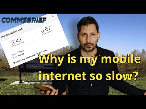 Why is my mobile internet (data) so slow?