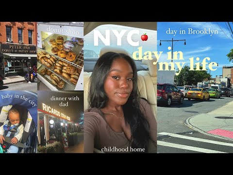 days in my life in NEW YORK🏙️🚕| childhood home, peter pan donuts, day in brooklyn, dinner with dad