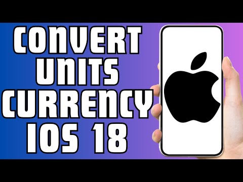 How to Convert Units and Currency with iOS 18 Calculator