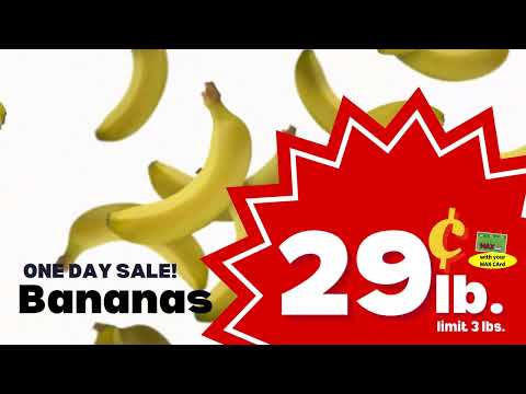 County Market One Day Banana Sale