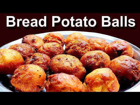 Bread Potato Balls - Bread Aloo balls - బ్రెడ్ ఆలూ బల్ల్స్ - బ్రెడ్ బోండా