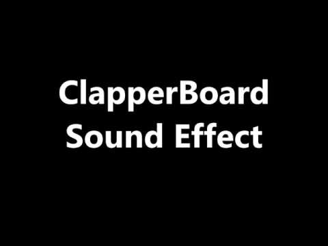 ClapperBoard Sound Effect