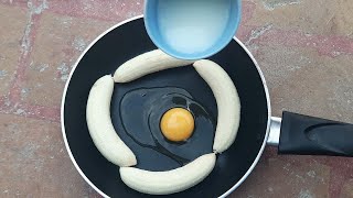 5 Minutes Recipe||Quick and Easy Evening Snacks Recipe||Instant Banana egg Recipe