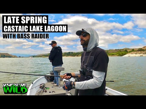 LATE SPRING LARGIES - Castaic Lake Lagoon Fishing with BASS RAIDER