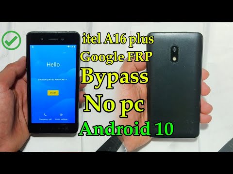 itel A16 plus Google FRP Bypass Android 10 without Pc ✅