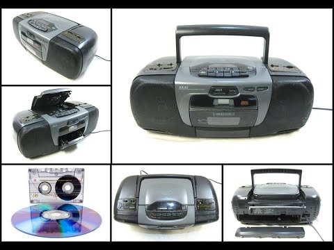 AKAI AJ-306CD Stereo Radio Cassette CD Player Boombox