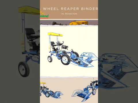 (4-WHEEL) REAPER BINDER #greenland #reaperbinder #agriculture #trendingviral #2k24 #bigbull #sanedo