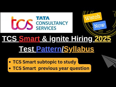 Complete Guide to TCS Smart & Ignite Exam | Syllabus + Tips to Clear