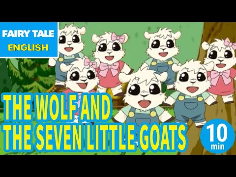 THE WOLF AND THE SEVEN LITTLE GOATS - おおかみと7ひきのこやぎ | English | Folktales & Fairy Tales