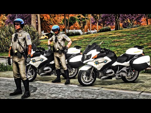 Playing GTA 5 As A POLICE OFFICER Highway Patrol|| CHP|| GTA 5 Mod| 4K