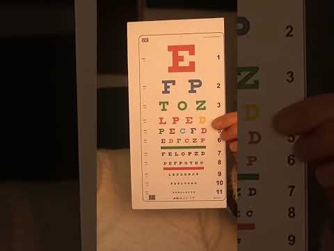 ASMR eye test