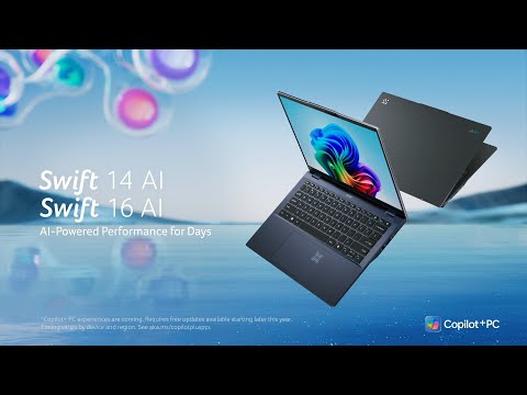 Swift 14 AI | Swift 16 AI | AI-Powered Performance for Days | Acer