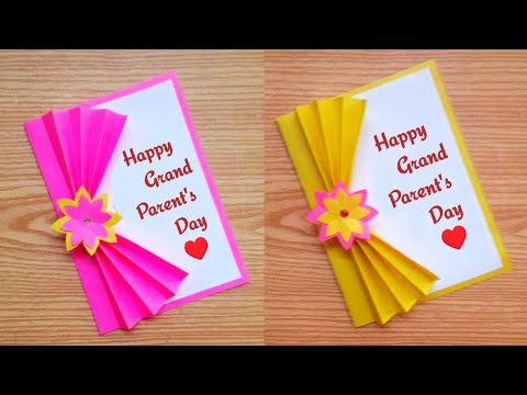 Last Minute Grandparent's Day Card | Happy Grandparents Day Card | Easiest White Paper Card