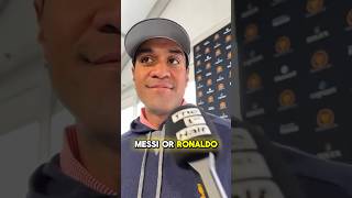 Presidents Cup’s Tony Finau Answers: Messi or Ronaldo? #golf #pga #presidentscup2024 #soccerfans