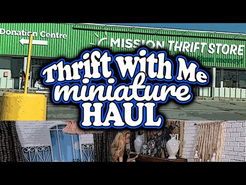 Thrifting for Miniatures at Mission Thrift Store on Seniors Day