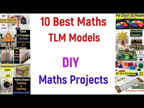 10 best maths tlm models - maths working model - maths project models - diy maths projects