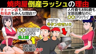 (漫画)焼肉屋が過去一の倒産ラッシュでヤバい。その理由を漫画にしてみた(マンガで分かる)