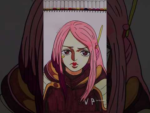 Bonney anime from one piece drawing #anime  #onepiece  #shorts