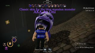 Classic Ao Oni skin gameplay Pillar Chase 2 (Roblox)