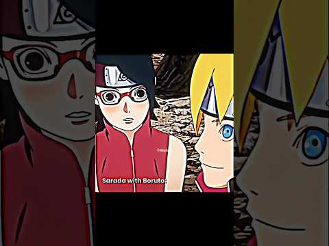 Credit _sumrz.x❤️ Sarada with others vs Sarada with Boruto 😳#borutoandsarada #borusara