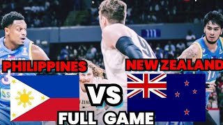 PHILIPPINES VS NEW ZEALAND  FULL GAME 2024