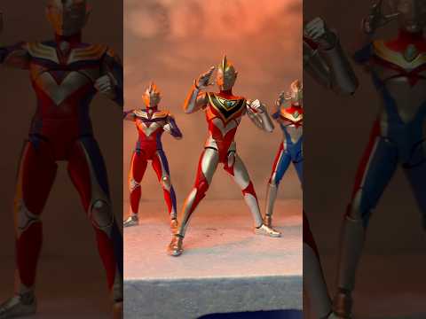 ティガ！ダイナ！ガイア！平成3部作ウルトラマンがついに真骨彫で集結！#shorts #ウルトラマンガイア#ウルトラマンティガ