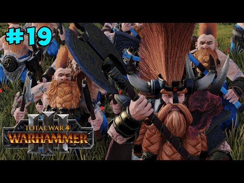 Ungrim Came Back For His Mountain | Chaos Dwarves 3 Player Coop | Warhammer 3 - Immortal Empires #19