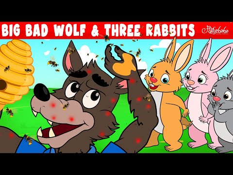 Big Bad Wolf And Three Rabbits + Three Little Pigs | Bedtime Stories for Kids in English|Fairy Tales