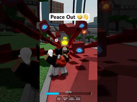 Sealing SWEATY PLAYER like GOJO 🤣 #roblox #herosbattlegrounds