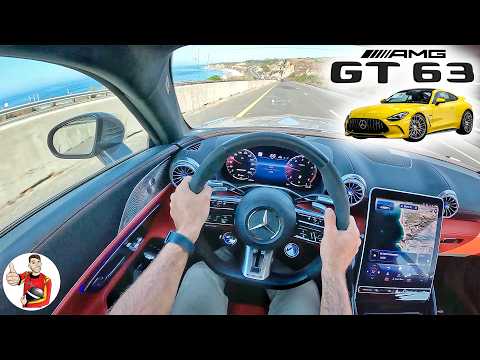 Heavier Hitting // 2024 Mercedes-AMG GT 63 Coupe Drive Review (POV)