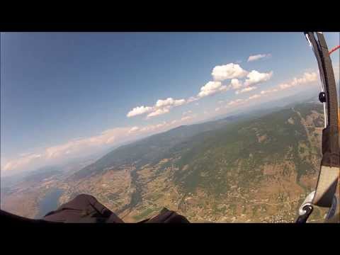 Paragliding flight - Vernon BC