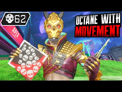 OCTANE MOVEMENT 62 KILLS IN IN THREE GAMES WAS INSANE (Apex Legends Gameplay)