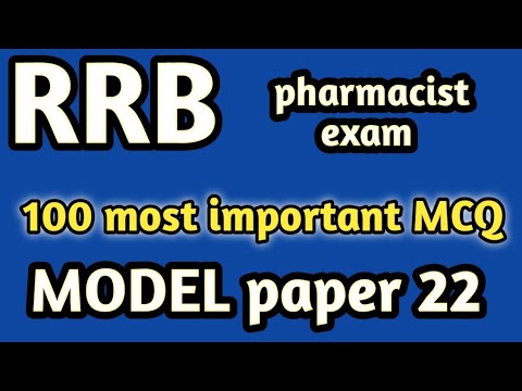 model paper 22#rrb pharmacist exam#mpesb pharmacist exam#jssc#dsssb#osssc#hssc#zp#esic#cghs#nfl