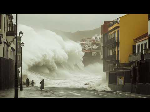 Tenerife STORM CHAOS: Roads Closed, Power Outages, and Landslides Rock the Canary Islands!