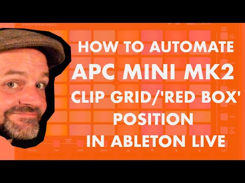 How to automate Grid Movement for the Akai APC Mini MK2 in Session View in Ableton Live via M4L