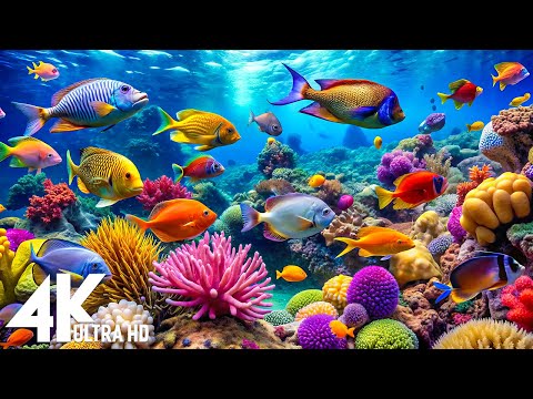 [NEW] 11HR Stunning 4K Underwater Footage, Beautiful Coral Reef Fish in Aquarium - 4K Video #2