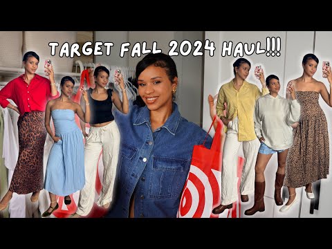 Target Fall 2024 Haul 🍁 | Affordable Dresses, Sweaters, Pants & Elevated Casual Basics!