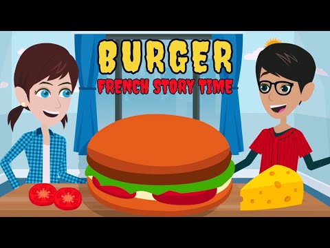 Homemade Burger | Easy French Conversation for Beginners | Conversation en Français