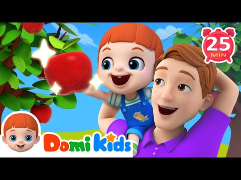 Apples and Bananas | Fun Fruits Song For Toddlers | Nursery Rhymes & Kids Songs - Domi Kids