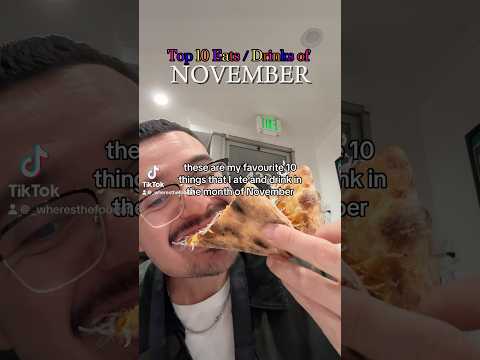 Best Bites and Drinks of November!