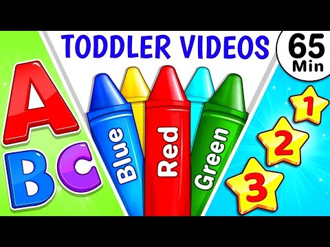 Learn ABC For Toddlers & Babies | Learn The Alphabets, Colors For Kids | Fun Toddler Learning Video