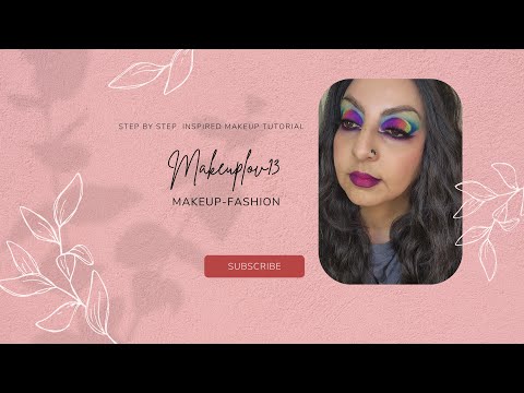 Step BY Step Rainbow Inspired Makeup Tutorial