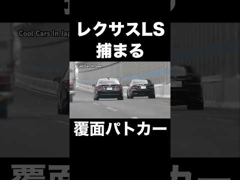 速度違反のレクサスが覆面パトカーに捕まる‼️　#shorts