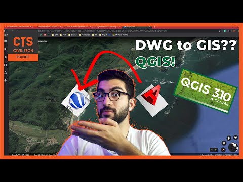 How to convert Dwg to KML or any other GIS format (QGIS)