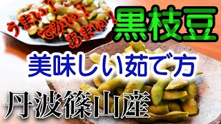 【丹波篠山市商工会青年部チャンネル】＃１ 丹波篠山産黒枝豆の美味しい茹で方講座♪