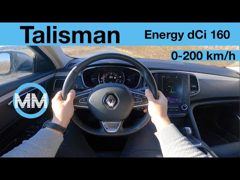 Renault Talisman Energy DCi 160 - POV Test Drive + Acceleration 0-200 km/h