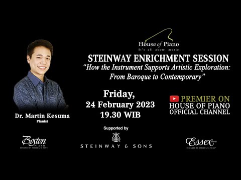 Steinway Enrichment Session "How the Instrument Supports Artistic Exploration"