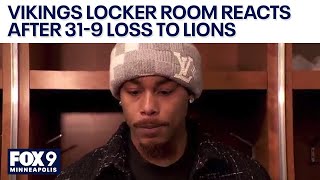 Vikings players react after 31-9 loss to Lions with No. 1 seed in NFC at stake